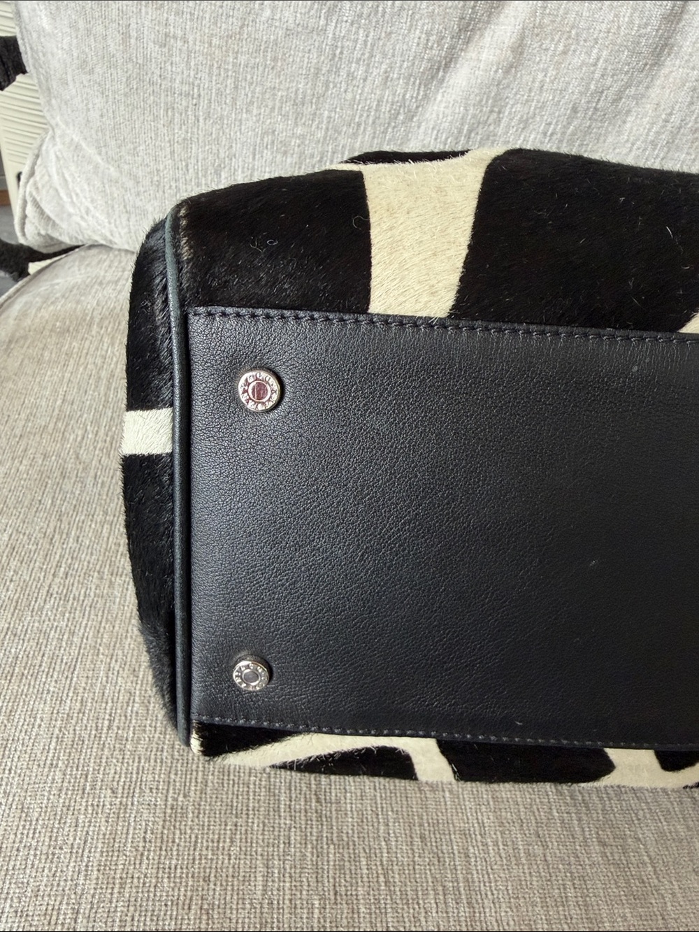 Tiffany & Co. Black and White Ponyhair Shoulder Bag - Picture 6 of 15